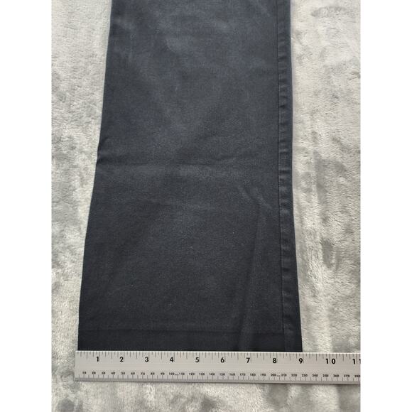 Eddie Bauer Mercer Fit Stretch Cotton Trouser Pants Size 14 Black Office Career - Picture 11 of 12